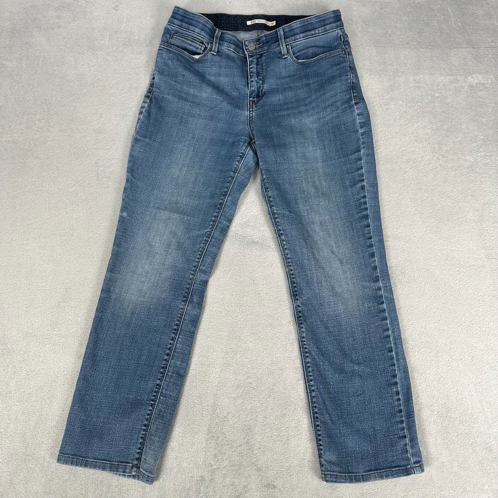 Levis 525 Jeans Women's 10 Blue Perfect Waist Straight Denim Pants Medium Wash